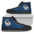 Detroit Tigers Fan Mickey Mouse MLB High Top Shoes