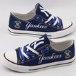 New York Yankees MLB Baseball 1 Gift For Fans Low Top Custom Canvas Shoes