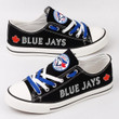 Toronto Blue Jays MLB Baseball 2 Gift For Fans Low Top Custom Canvas Shoes