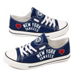 New York Yankees MLB Baseball 4 Gift For Fans Low Top Custom Canvas Shoes