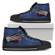 Scratch Of The Wolf Atlanta Braves MLB High Top Shoes