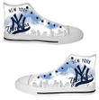 New York Yankees MLB Baseball 21 Custom Canvas High Top Shoes