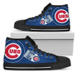 Straight Outta Chicago Cubs MLB High Top Shoes