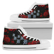 Lovely Rose Detroit Tigers MLB High Top Shoes