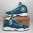 Mlb Seattle Mariners  teams big logo sneaker 28 gift For Lover JD13 Shoes