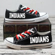 Cleveland Indians MLB Baseball 2 Gift For Fans Low Top Custom Canvas Shoes
