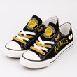 Pittsburgh Pirates MLB Baseball 2 Gift For Fans Low Top Custom Canvas Shoes