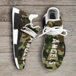 Camo Camouflage Los Angeles Angels MLB NMD Human Race Shoes Running Sneakers
