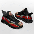 San Francisco 49ers Yezy Running Sneakers 01