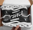 Las Vegas Raiders Yezy Running Sneakers 347
