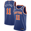Frank Ntilikina New York Knicks 2021/22 Swingman Patch Jersey Royal - Icon Edition Jersey