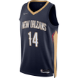 Brandon Ingram New Orleans Pelicans 2021/22 Diamond Swingman Jersey - Icon Edition - Navy Jersey