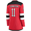 Women's Andreas Johnsson Red New Jersey Devils Breakaway Player Jersey Jersey