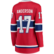 Women's Josh Anderson Red Montreal Canadiens Breakaway Player Jersey Jersey