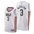 New Orleans Pelicans #3 C.J. McCollum 2022 Association Edition Jersey White - Men Jersey