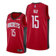 Houston Rockets #15 Daishen Nix Red 2021-22 Icon Edition Jersey - Men Jersey