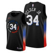 Wayne Selden Jr. New York Knicks Black City Edition Jersey #34 - Men Jersey