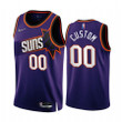 Custom Phoenix Suns 2022-23 Purple #00 Icon Edition Jersey 75th - Men