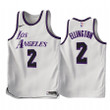 2022-23 Los Angeles Lakers Wayne Ellington #2 White City Edition Jersey - Men Jersey