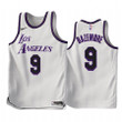2022-23 Los Angeles Lakers Kent Bazemore #9 White City Edition Jersey - Men Jersey