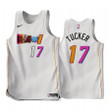 Miami Heat P.J. Tucker 2022-23 City Edition White #17 Jersey - Men Jersey