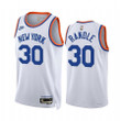 New York Knicks Julius Randle #30 White Year Zero Classic Edition Jersey - Men Jersey