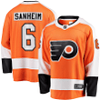 Men's Travis Sanheim Orange Philadelphia Flyers Home Breakaway Jersey Jersey