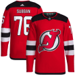 Men's P.K. Subban Red New Jersey Devils Home Primegreen Pro Player Jersey Jersey