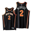 Knicks #2 Miles McBride Black 2021-22 City Edition Jersey 75th - Men