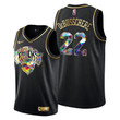 Dave DeBusschere #22 New York Knicks 75th Anniversary Team Black Jersey - Men