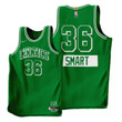 Celtics #36 Marcus Smart Green 2021-22 City Edition Jersey 75th Season - Men Jersey