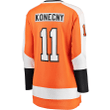 Women's Travis Konecny Orange Philadelphia Flyers Home Premier Breakaway Player Jersey Jersey