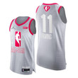 2022 All-Star Nets #11 Kyrie Irving Grey Red Jersey 75th - Men