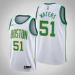 Men's Boston Celtics Tremont Waters #51 White Swingman Jersey - City Edition - Men Jersey
