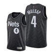Paul Millsap #4 Brooklyn Nets 2021-22 Earned Edition Black Jersey - Men Jersey