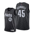 Sekou Doumbouya #45 Brooklyn Nets 2021-22 Earned Edition Gray Jersey - Men Jersey