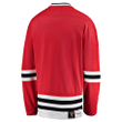 Men's Red Chicago Blackhawks Premier Breakaway Heritage Blank Jersey Jersey