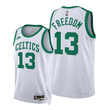 Enes Kanter #13 Boston Celtics 2021-22 Freedom White Jersey Classic Edition - Men Jersey