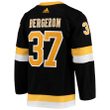 Men's Patrice Bergeron Black Boston Bruins Alternate Player Jersey Jersey