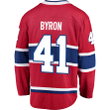Men's Paul Byron Red Montreal Canadiens Breakaway Player Jersey Jersey