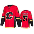 Men's Calgary Flames Austin Czarnik #27 Home Red Jersey Jersey