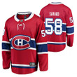 Montreal Canadiens David Savard #58 2021 Home Player Red Jersey Jersey