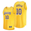 DeAndre Jordan Los Angeles Lakers #10 Gold 2021-22 Jersey Icon Edition - Men Jersey