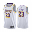 Anthony Davis #23 Los Angeles Lakers 2021-22 White Association Jersey Trade Numbers - Men Jersey