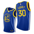 Warriors #30 Stephen Curry 2021-22 75th Diamond Anniversary Royal Jersey Icon Edition - Men Jersey