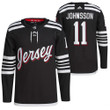 Andreas Johnsson New Jersey Devils 2021-22 Alternate Pro Black Jersey #11 Jersey