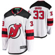 New Jersey Devils Ryan Graves 2021 Away Player White Jersey Jersey
