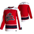 Columbus Blue Jackets 2021 Reverse Retro Blank Special Edition Jersey Red Jersey