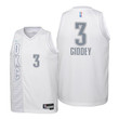 Thunder #3 Josh Giddey 2021-22 City Edition Youth White Jersey 75th Season - Men