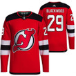 New Jersey Devils #29 Mackenzie Blackwood Home Red Jersey 2021-22 Primegreen Jersey